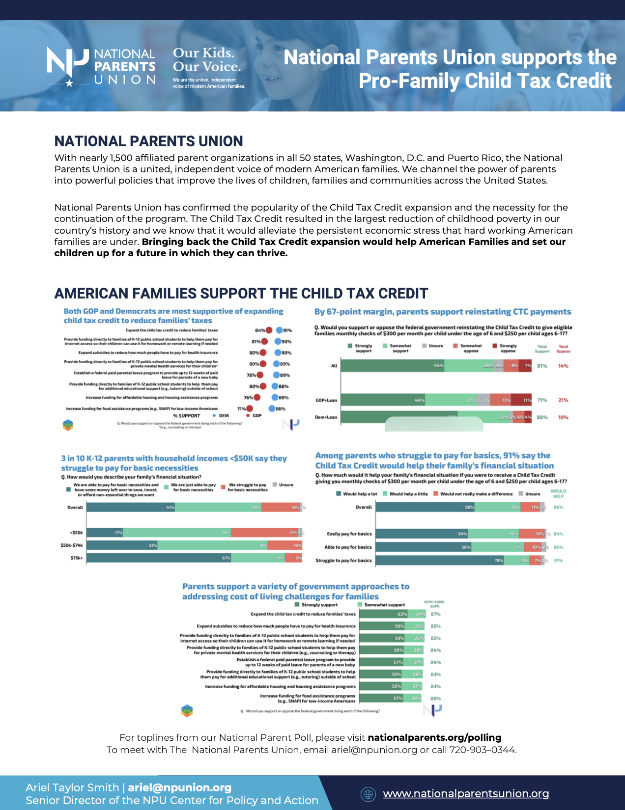 Child Tax Credit One Pager